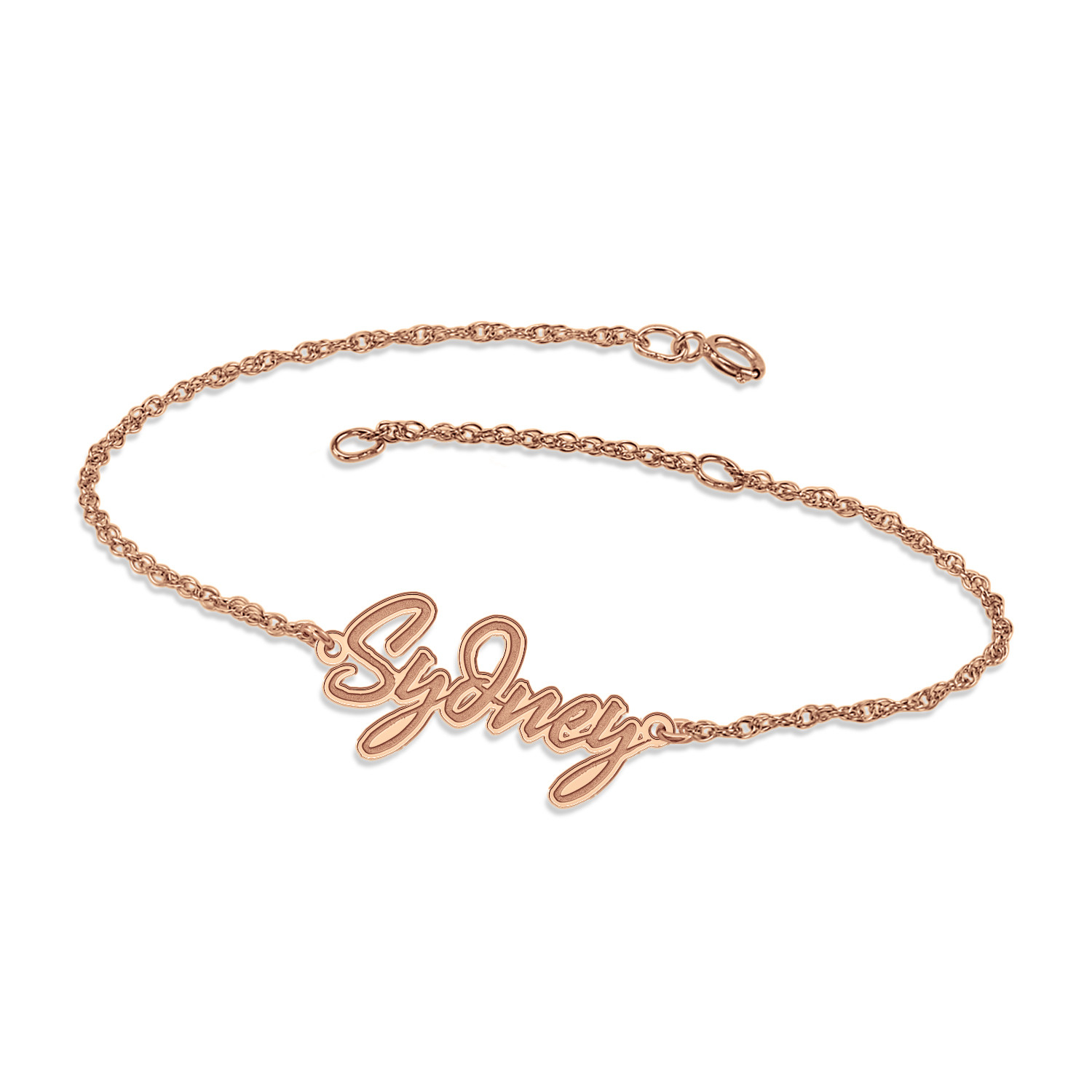  LONAGO Monogram Bracelet Personalized Name Initial