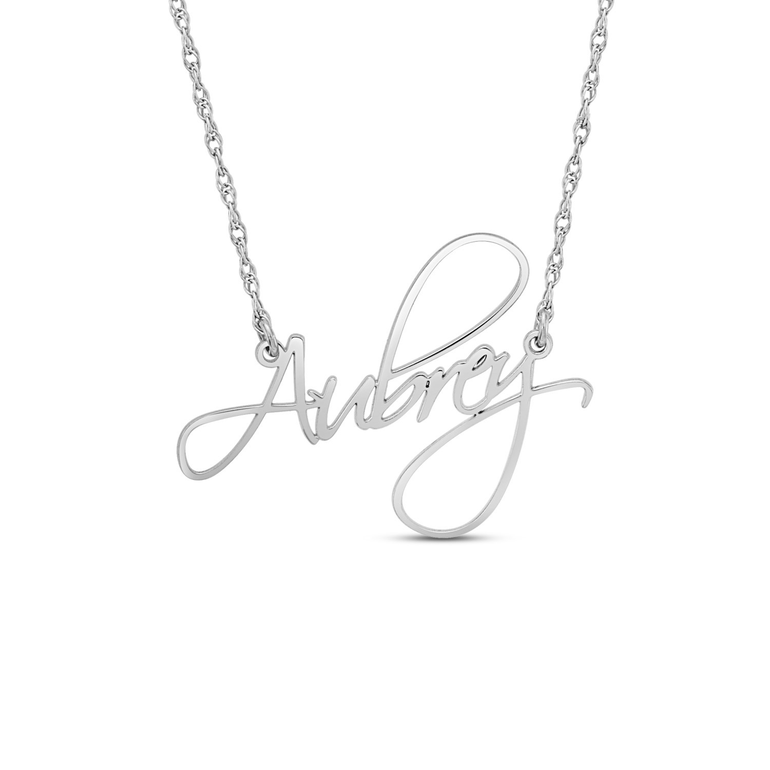 Personalized Script Name Necklace