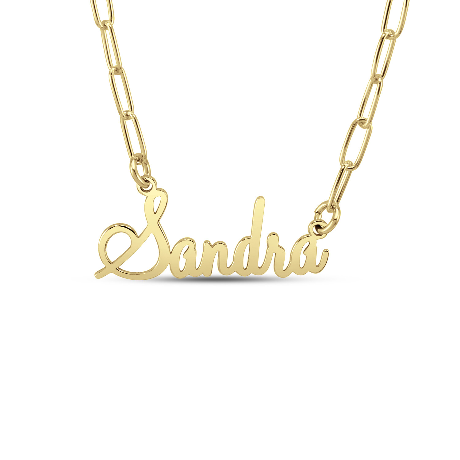 Hi Polish Name Pers Necklace