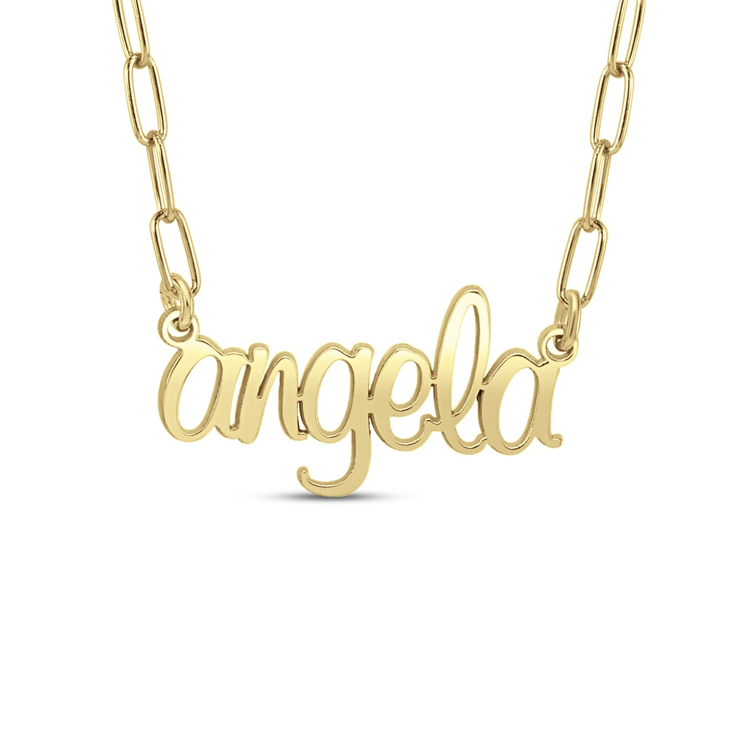 Hi Polish Name Pers Necklace