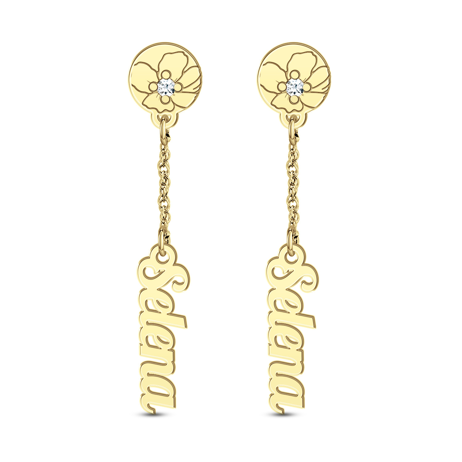 Dia Accent Pair Pers Earring