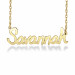 Yellow Name Necklace
